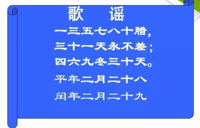 ​一年有几个大月和几个小月（时间知识详解）