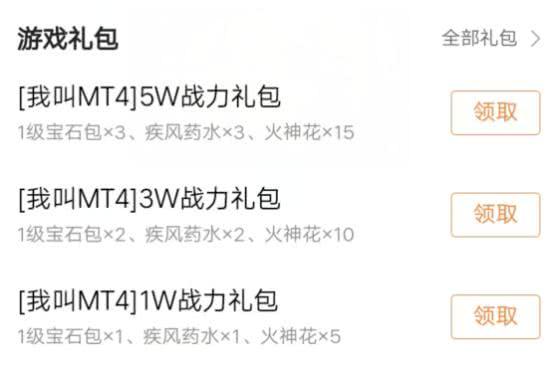 我叫mt4各种礼包大全（我叫MT4各渠道游戏礼包领取）(3)