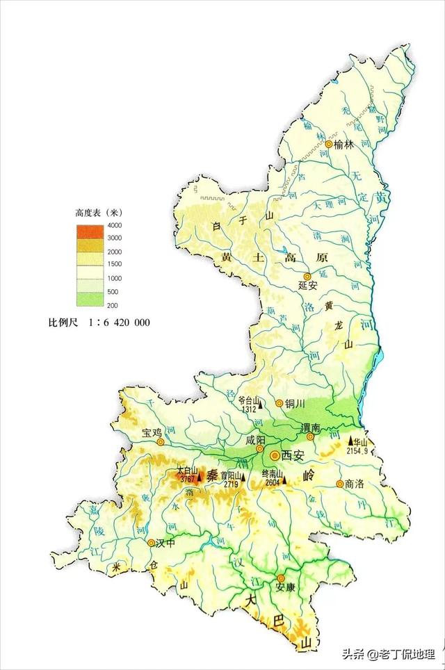 一看就懂的立体全国地形图（收藏漂亮简洁的省区地形地势高清地图）(28)