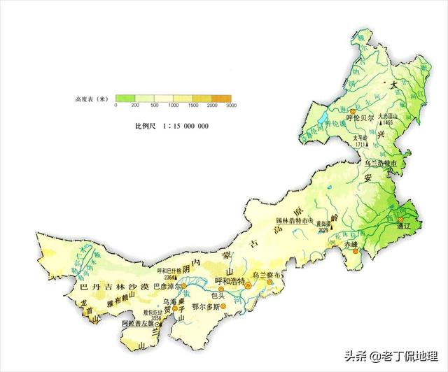 一看就懂的立体全国地形图（收藏漂亮简洁的省区地形地势高清地图）(6)