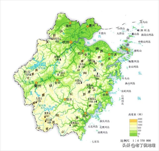 一看就懂的立体全国地形图（收藏漂亮简洁的省区地形地势高清地图）(12)