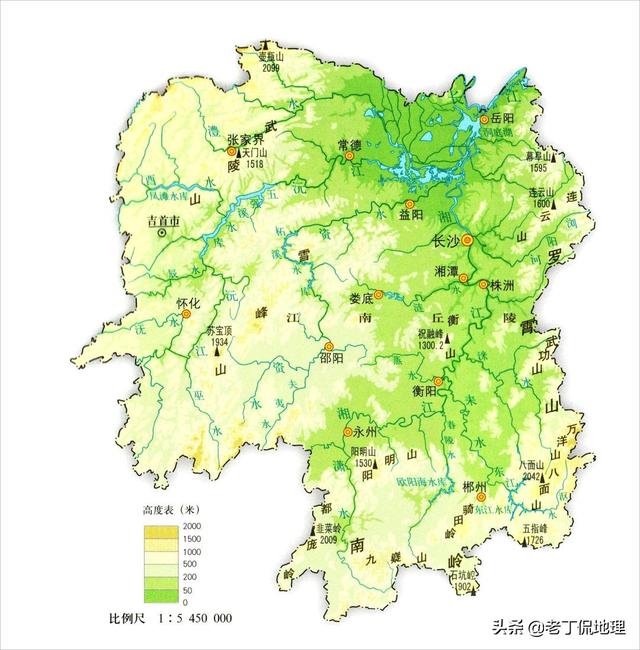 一看就懂的立体全国地形图（收藏漂亮简洁的省区地形地势高清地图）(19)