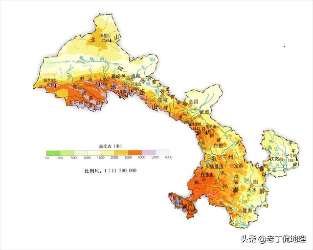 一看就懂的立体全国地形图（收藏漂亮简洁的省区地形地势高清地图）(29)