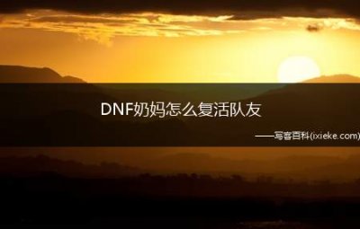 ​DNF奶妈怎么复活队友（DNF奶妈怎么复活队友的方法介绍）