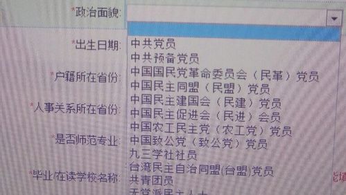 政治面貌分为哪几种入党积极分子