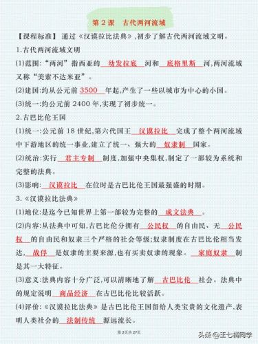 九年级历史知识提纲  人教版初中九年级历史提纲-第1张图片-