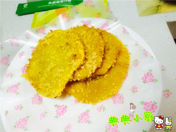 脆皮南瓜饼怎么做好吃又简单（自己做的脆皮南瓜饼）(15)