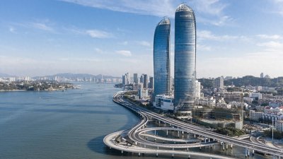 ​中国第一滨海“双子塔”-厦门世茂海峡大厦