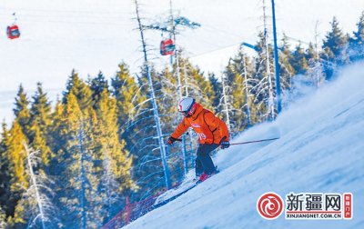 ​百名雪友角逐新疆丝绸之路国际度假区艾文大道