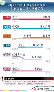 ​13号末班地铁几点 13号地铁营业时间