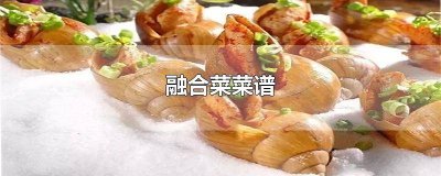 ​融合菜家常菜 融合菜的配方