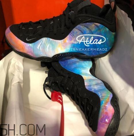 nike air foamposite one银河喷2.0发售时间_实物曝光