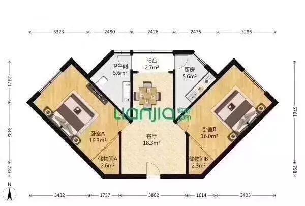 上海奇葩户型刷屏！家里居然长得像跑道……