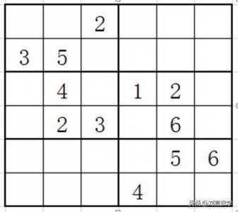 ​玩转数独之六宫数独高级技巧解题实例
