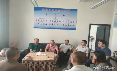 ​区水务局党组成员杨光泽到蔡官镇协调平坝区乐平河河道治理占用土地问题事宜